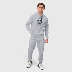 Мужской костюм хлопок с толстовкой Всегда надевай шлем - фото 2