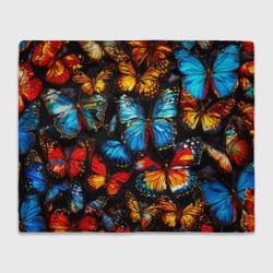 Плед 3D Куча бабочек