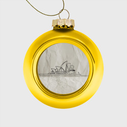 Ёлочный шар стеклянный/пластиковый Сидней