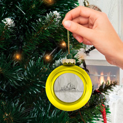 Ёлочный шар стеклянный/пластиковый Сидней - фото 2