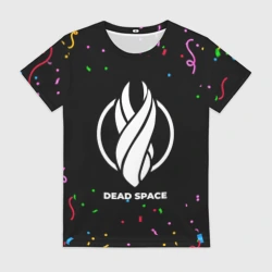 Женская футболка 3D Dead Space конфети