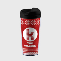 Термокружка-непроливайка Новогодний The Killers
