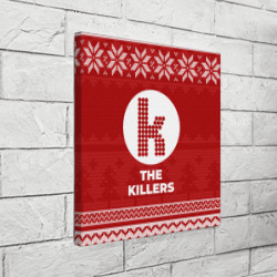 Холст квадратный Новогодний The Killers - фото 2