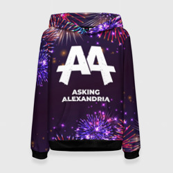 Женская толстовка 3D Праздничный Asking Alexandria