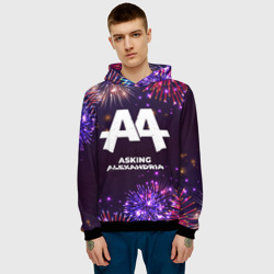 Мужская толстовка 3D Праздничный Asking Alexandria - фото 2