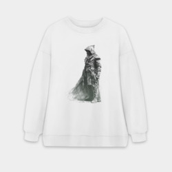 Женский свитшот oversize без начеса хлопок Теневой охотник