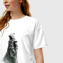 Женская футболка хлопок Oversize Теневой охотник - фото 2
