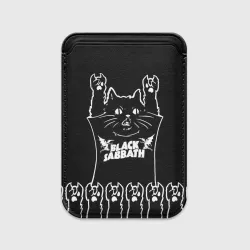 Картхолдер Magsafe магнитный Black Sabbath: cat rock