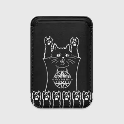 Картхолдер Magsafe магнитный Disturbed: cat rock