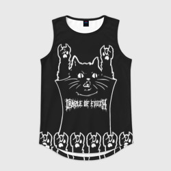 Мужская спортивная майка 3D Cradle of Filth: cat rock