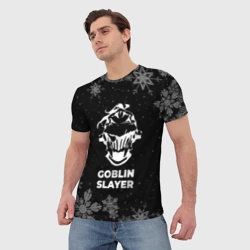 Мужская футболка 3D Снежный Goblin Slayer - фото 2