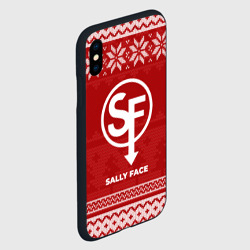 Чехол для iPhone XS Max матовый Новогодний Sally Face - фото 2