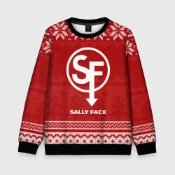 Детский свитшот 3D Новогодний Sally Face