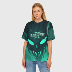 Женская футболка oversize 3D По мотивам игры Hades 2 - фото 2