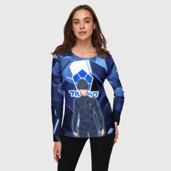 Женский лонгслив 3D Синяя тюрьма Блю Лок: Йоичи Исаги - фото 2