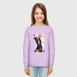 Детский лонгслив хлопок Клауд Страйф Final fantasy VII  - фото 2