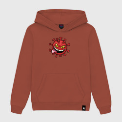 Женская толстовка хлопок Забавный вирус