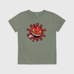 Детская футболка хлопок Забавный вирус