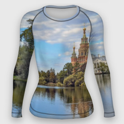 Женский рашгард 3D Собор святых апостолов Петра и Павла в Петергофе