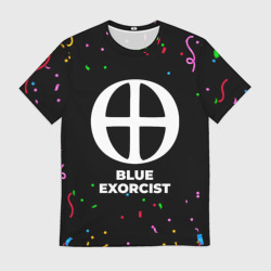 Мужская футболка 3D Blue Exorcist конфети