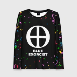 Женский лонгслив 3D Blue Exorcist конфети