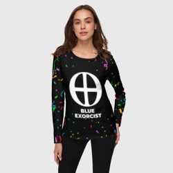 Женский лонгслив 3D Blue Exorcist конфети - фото 2