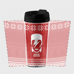 Термокружка-непроливайка Новогодний David Bowie - фото 2