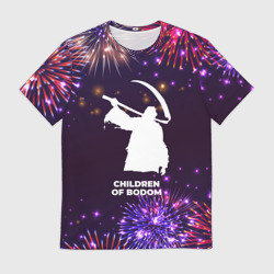 Мужская футболка 3D Праздничный Children of Bodom
