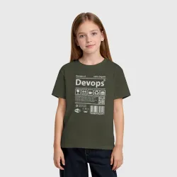 Детская футболка хлопок Я devops - фото 2