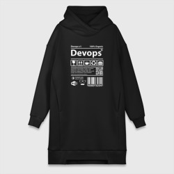 Платье-худи хлопок Я devops
