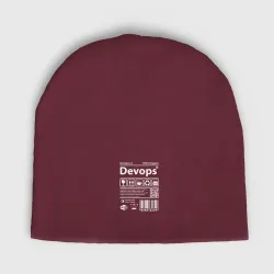 Мужская шапка демисезонная Я devops