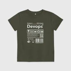 Детская футболка хлопок Я devops