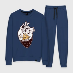 Женский костюм хлопок Сердце корабля