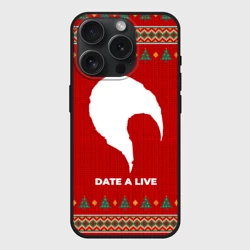 Чехол силиконовый для Apple iPhone 15 Pro матовый Date A Live new year