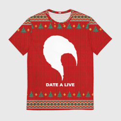 Мужская футболка 3D Date A Live new year