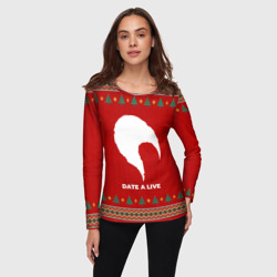 Женский лонгслив 3D Date A Live new year - фото 2