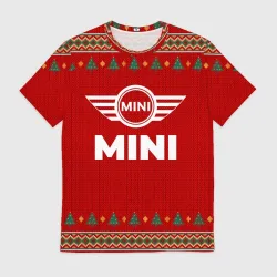 Мужская футболка 3D Mini new year
