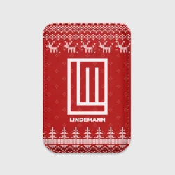 Картхолдер Magsafe магнитный Новогодний Lindemann с оленями