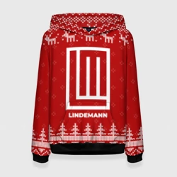 Женская толстовка 3D Новогодний Lindemann с оленями