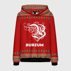 Мужская толстовка 3D Burzum new year