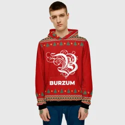Мужская толстовка 3D Burzum new year - фото 2