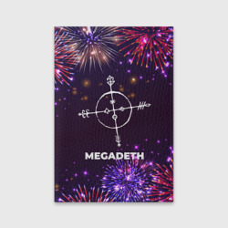 Обложка для паспорта матовая кожа Праздничный Megadeth