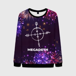 Мужской свитшот 3D Праздничный Megadeth