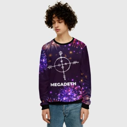 Мужской свитшот 3D Праздничный Megadeth - фото 2