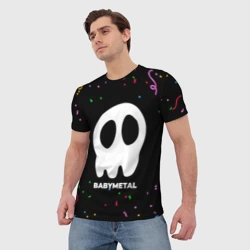 Мужская футболка 3D Babymetal конфети - фото 2
