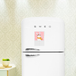 Магнитный плакат 2Х3 Милый заяц с шарфом - фото 2