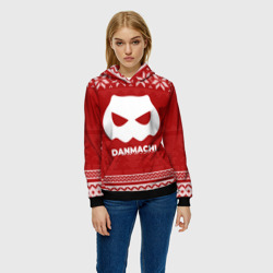 Женская толстовка 3D Новогодний DanMachi - фото 2