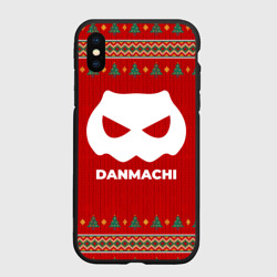 Чехол для iPhone XS Max матовый DanMachi new year