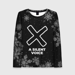 Женский лонгслив 3D Снежный A Silent Voice