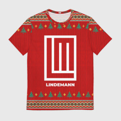 Мужская футболка 3D Lindemann new year